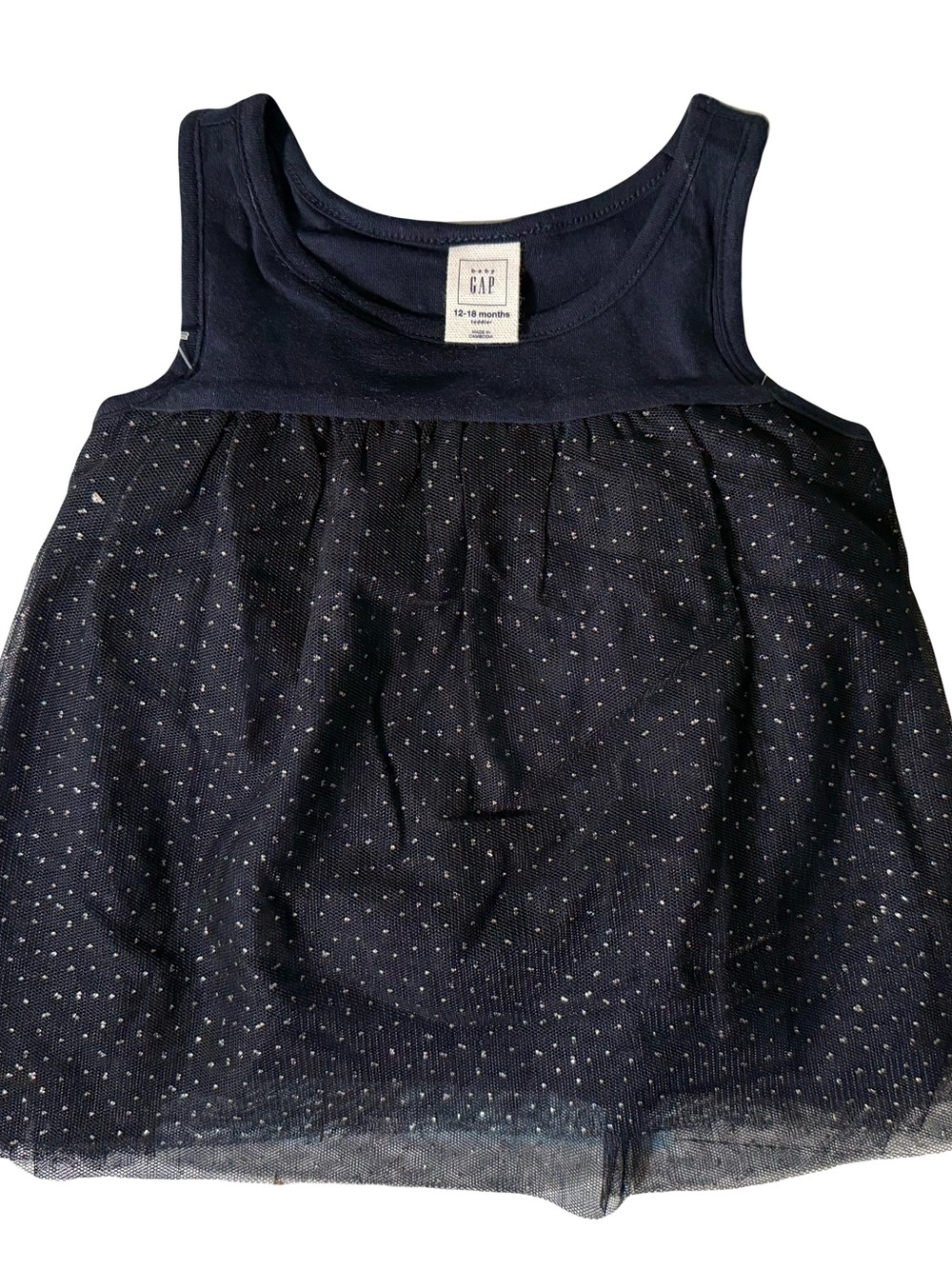 GAP Navy Sparkle Dress